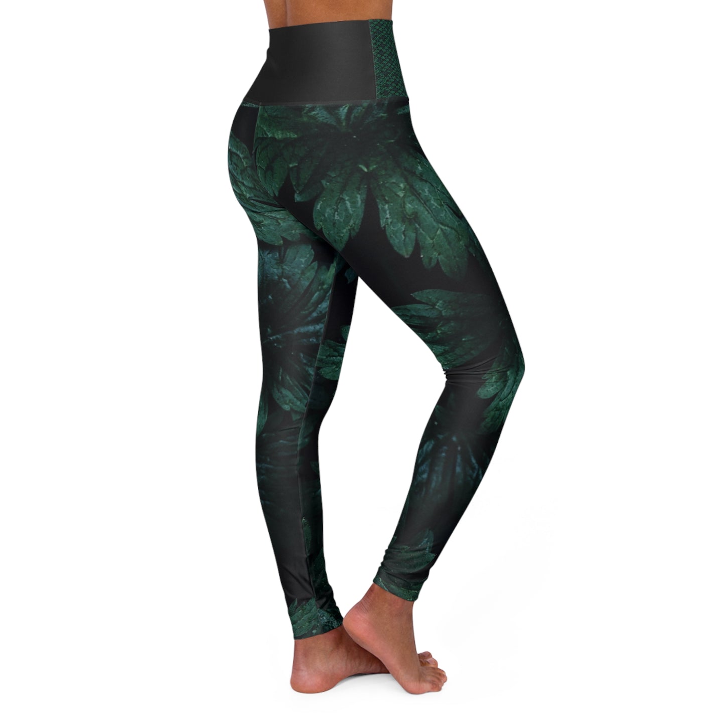 Jungle Shadow Yoga Leggings