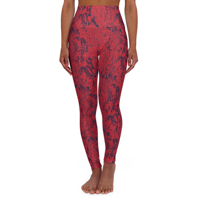 Cherry Blues Yoga Leggings
