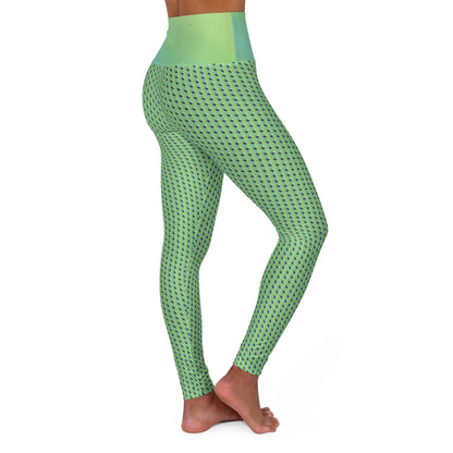 Green scales Yoga Leggings