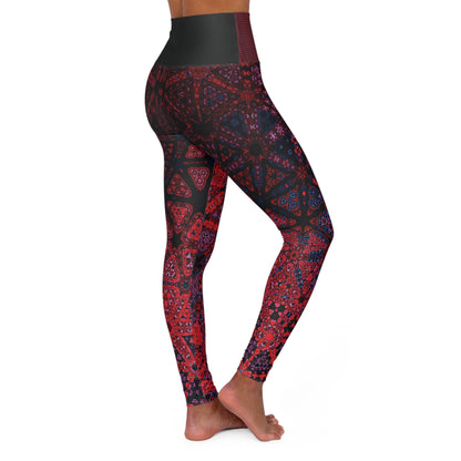 Rooted Red Yoga Leggings