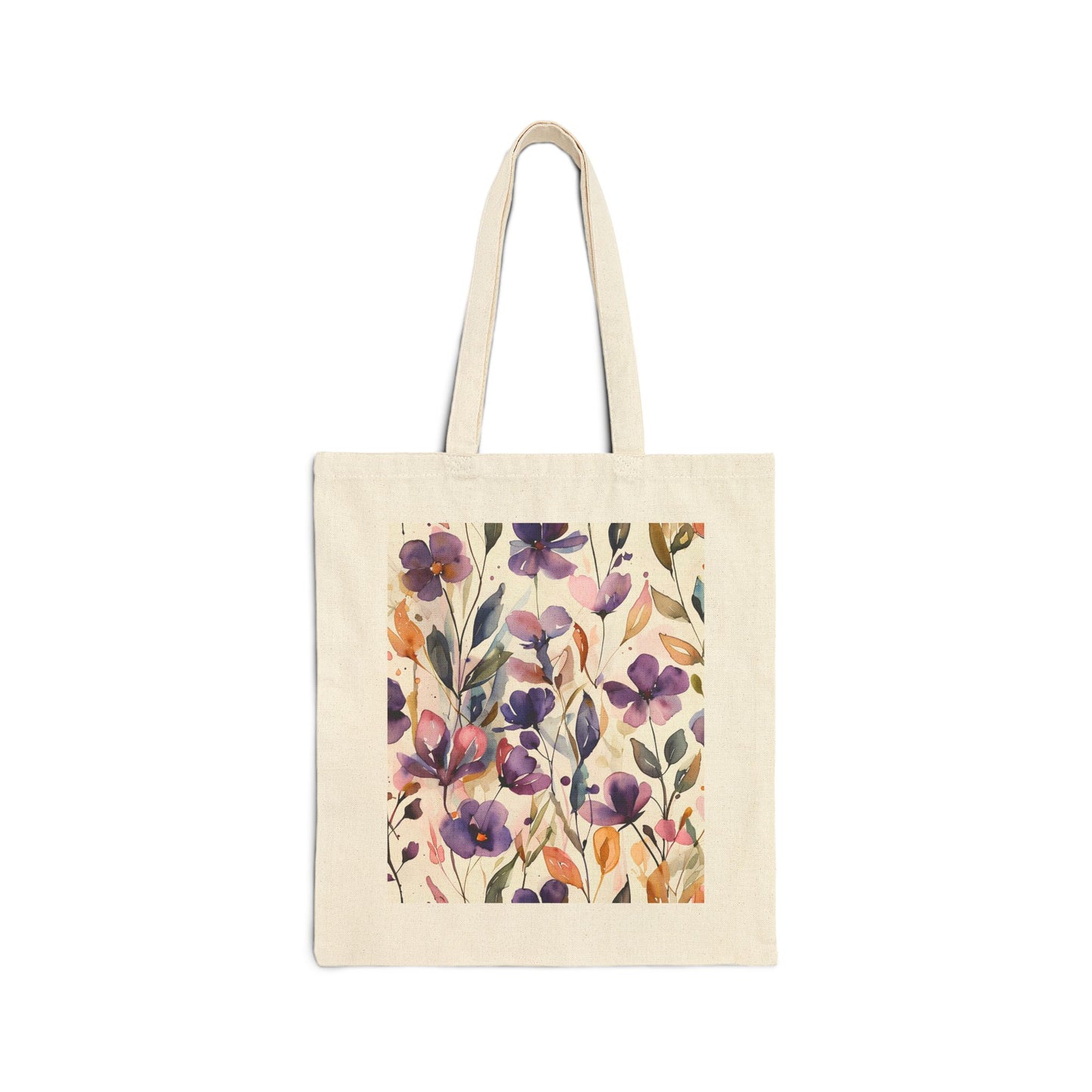 Watercoloured Cotton Tote Bag