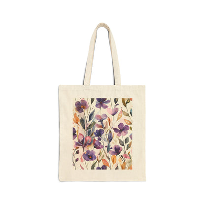 Watercoloured Cotton Tote Bag