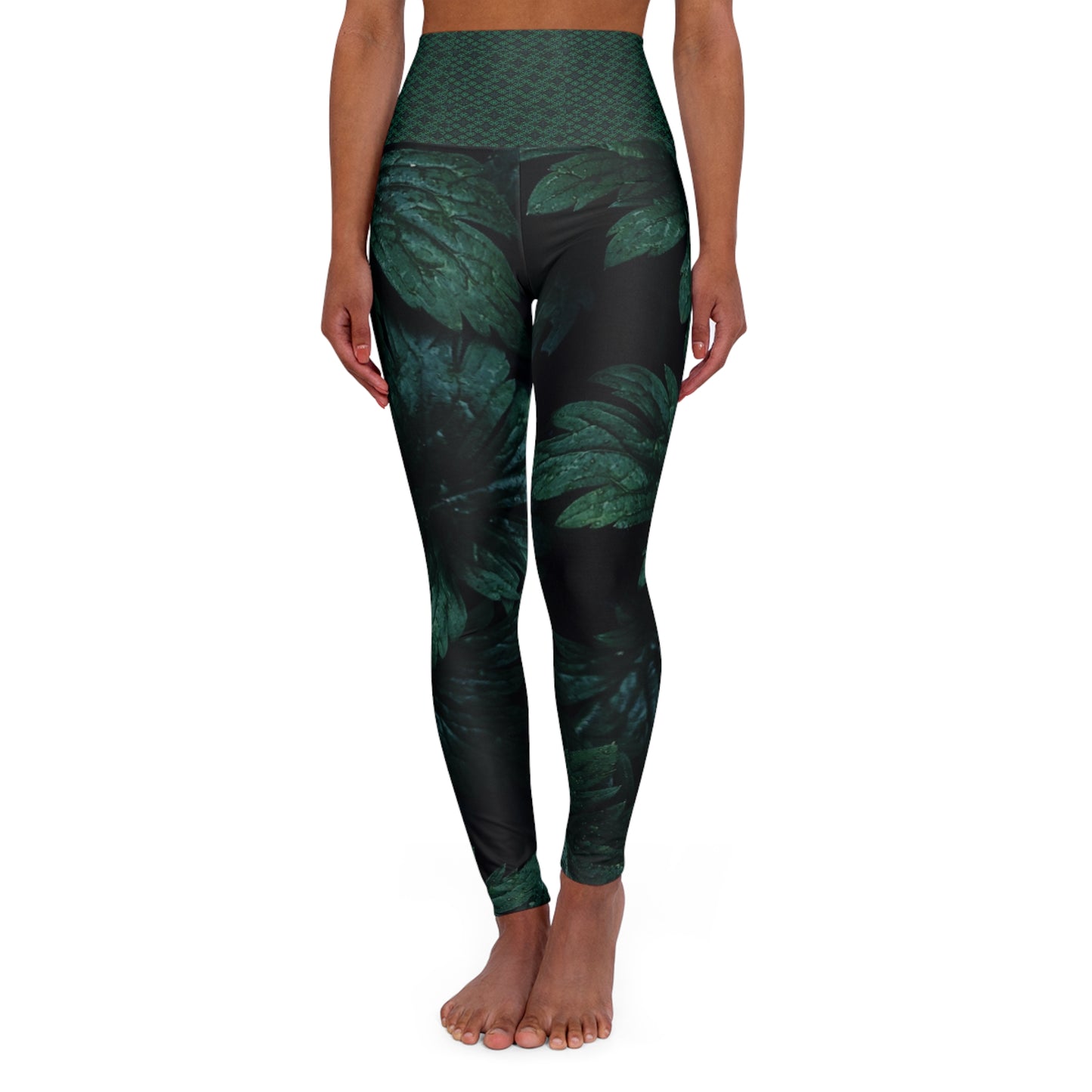Jungle Shadow Yoga Leggings