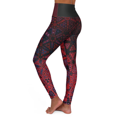 Rooted Red Yoga Leggings