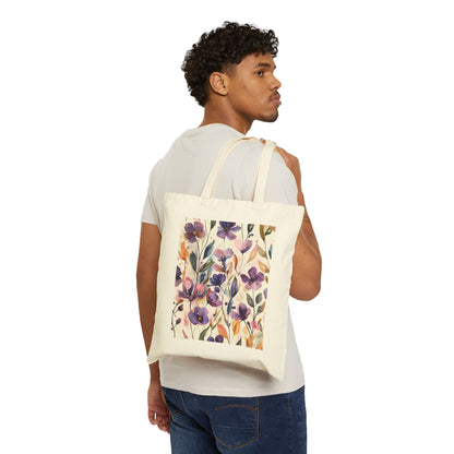 Watercoloured Cotton Tote Bag