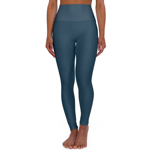 Turquoise dye Yoga Leggings