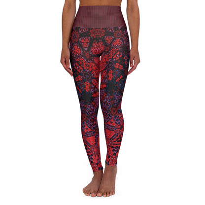 Rooted Red Yoga Leggings