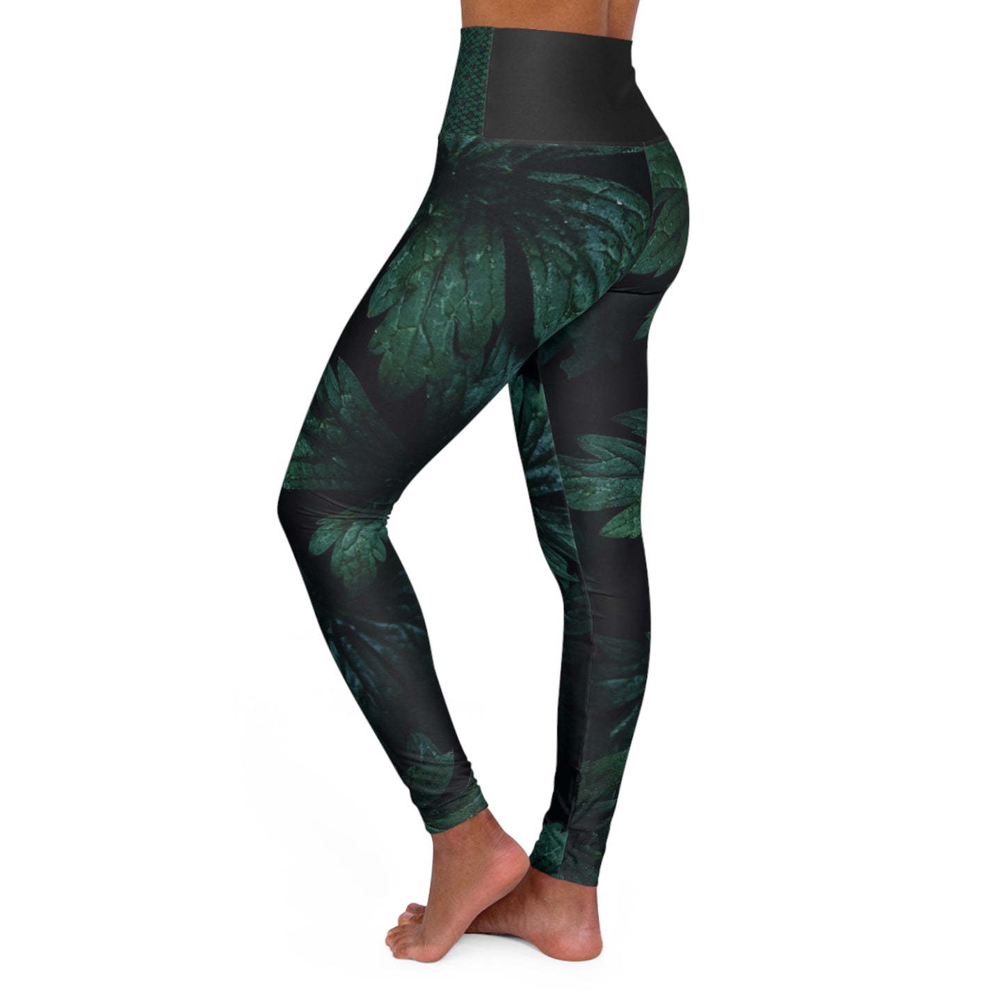 Jungle Shadow Yoga Leggings