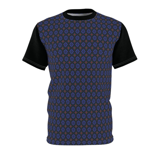 Blue Red Petals Tee