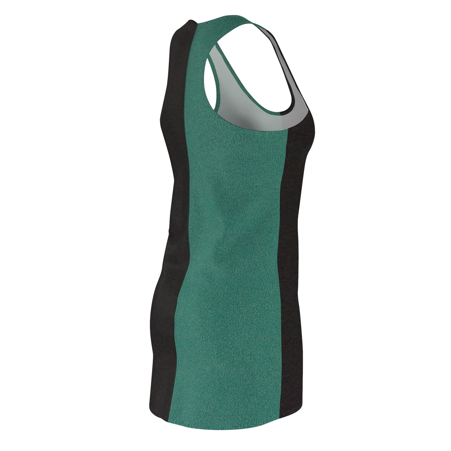 Women's Cut & Sew Racerback Black & green meetcut - My Store