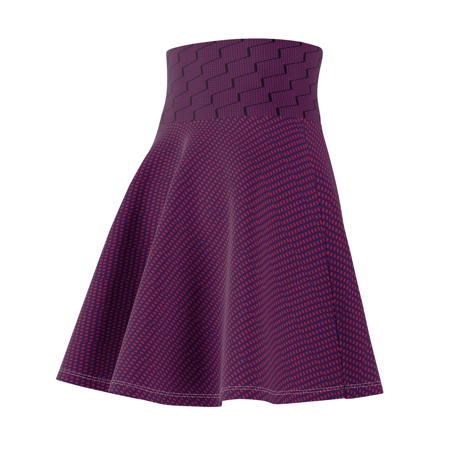 Purple Panther Skater Skirt