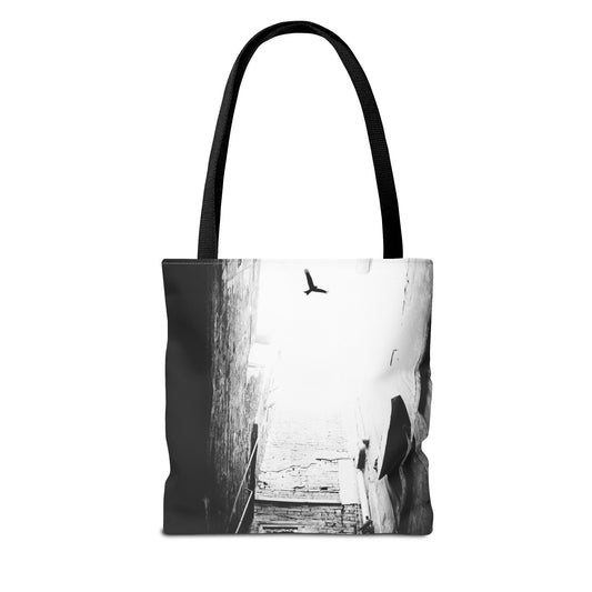 Urban Tote Bag Black and White Photograph - My Store