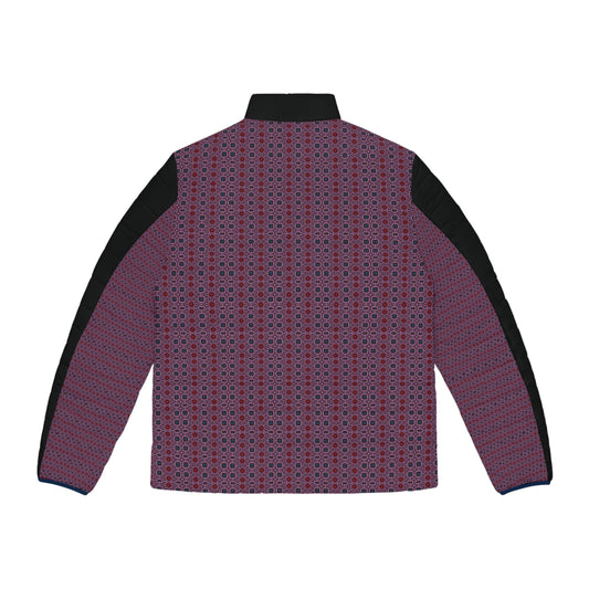 men's check red puffer - My Store
