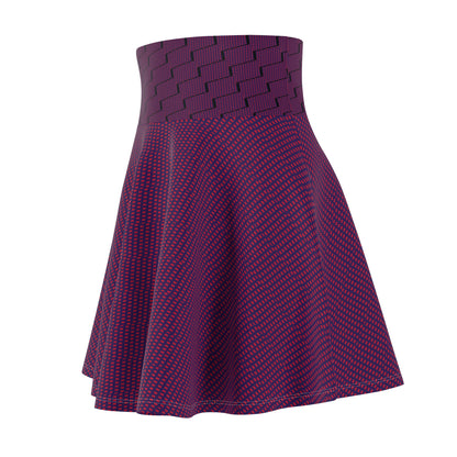 Purple Panther Skater Skirt