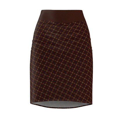 Brown cookies Pencil Skirt