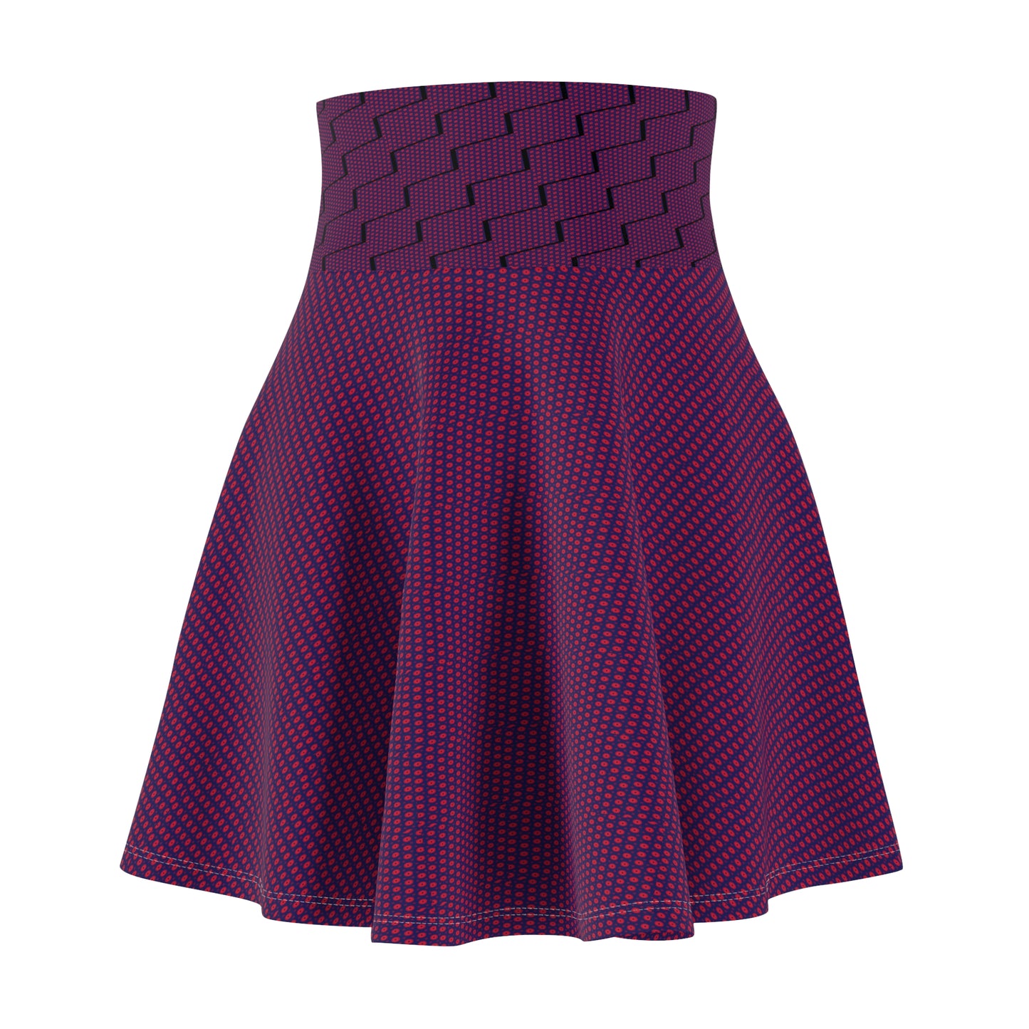 Purple Panther Skater Skirt