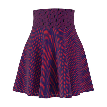 Purple Panther Skater Skirt