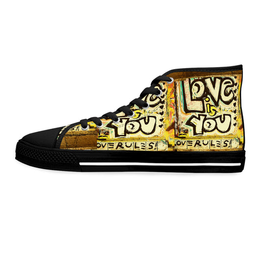Women's Mesh Sneakers love yous - My Store