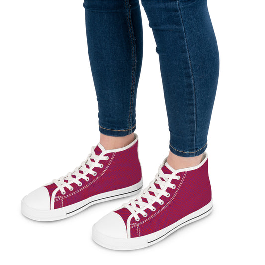 Women's Low Top Sneaker: Cherry red Hi's - My Store