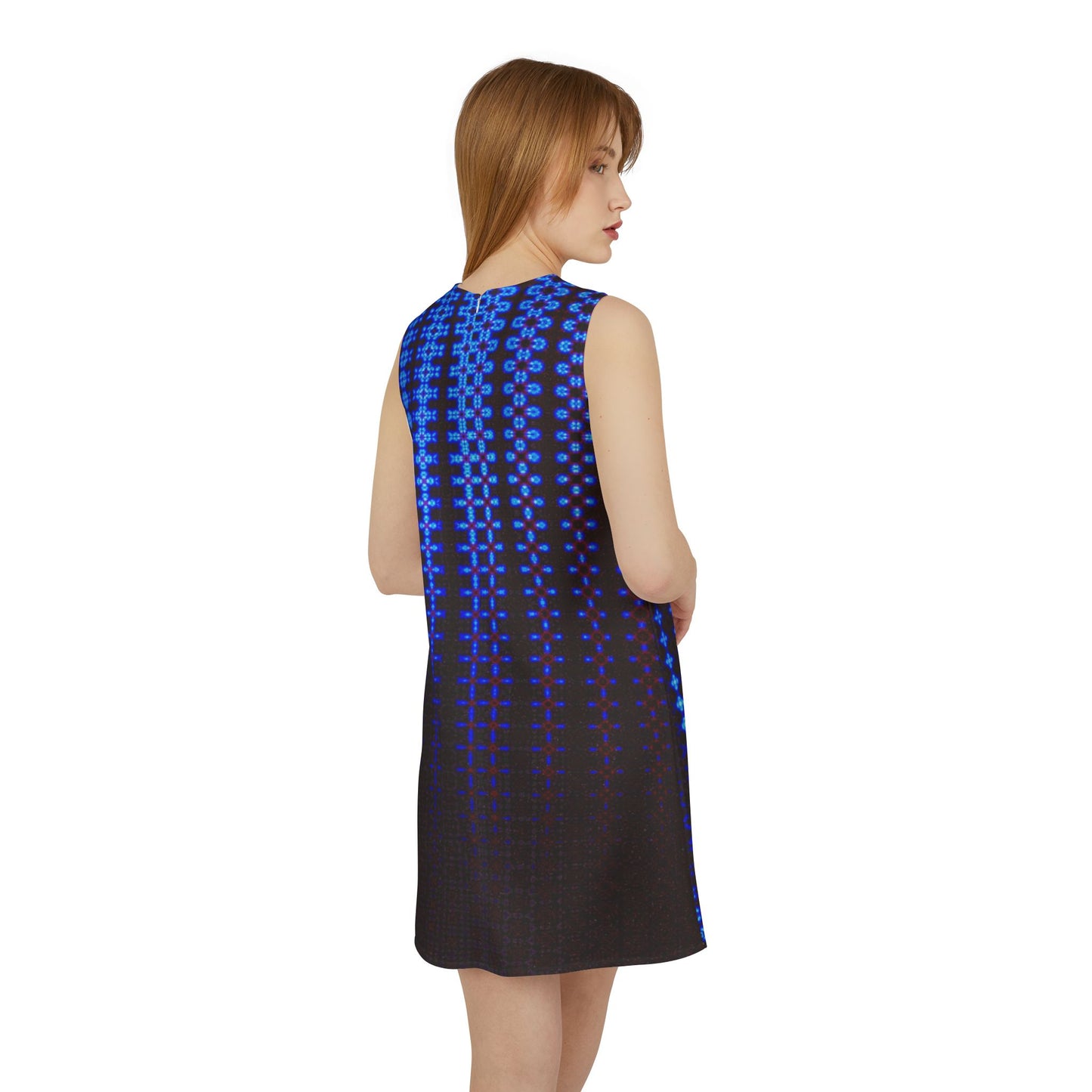 A-line Sleeveless Dress: Starlight Symphony - My Store